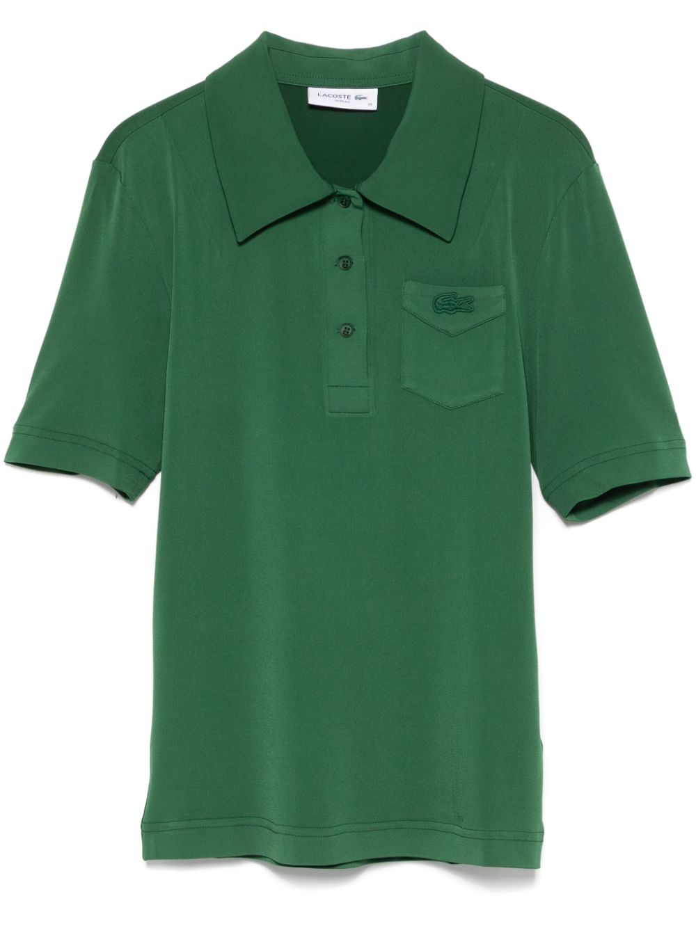 Lacoste crocodile-patch polo top - Green