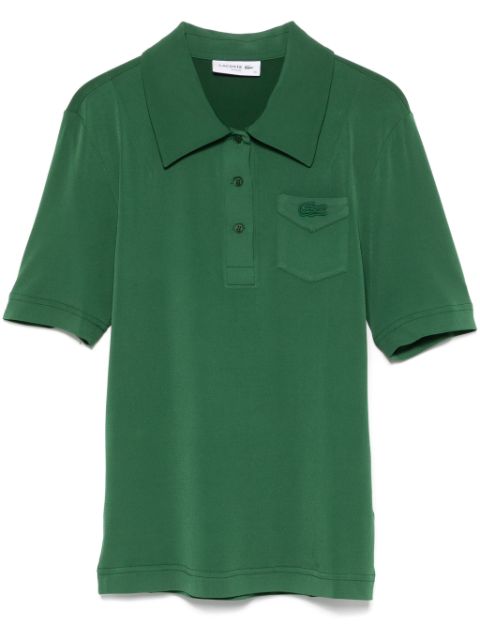 Lacoste crocodile-patch polo top Women