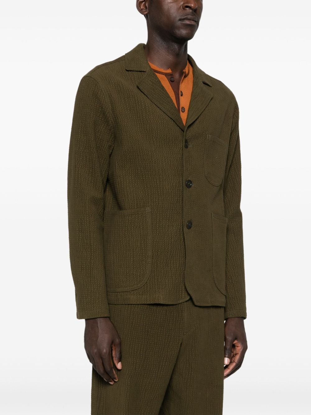 Shop Ymc You Must Create Scuttlers Blazer In Green