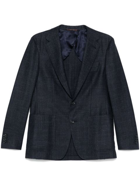 Canali checked blazer