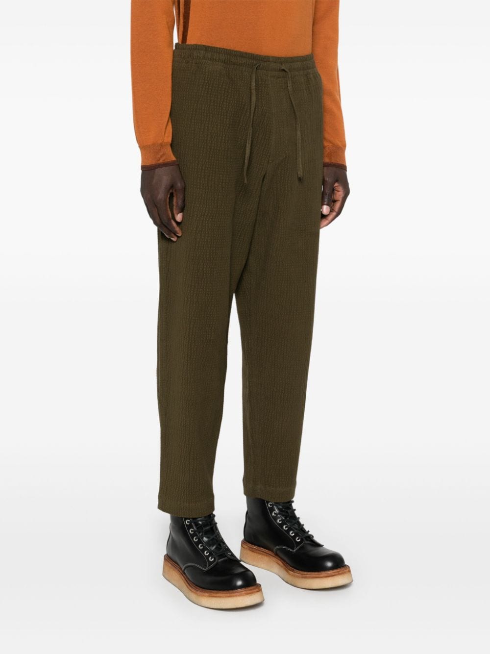 Shop Ymc You Must Create Alva Skate Tapered Trousers In Green