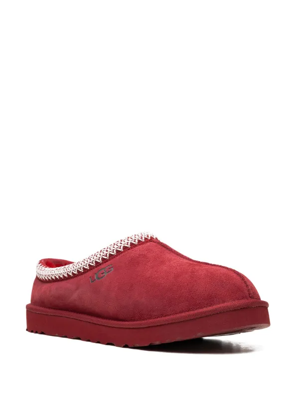 Red ugg loafers top