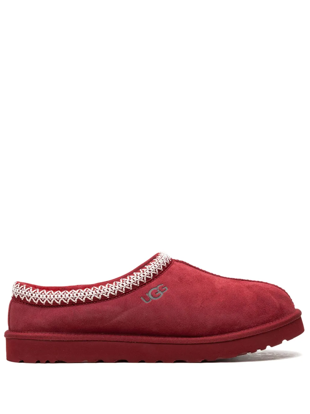 UGG Tasman Red Wine Slippers Red FARFETCH UK