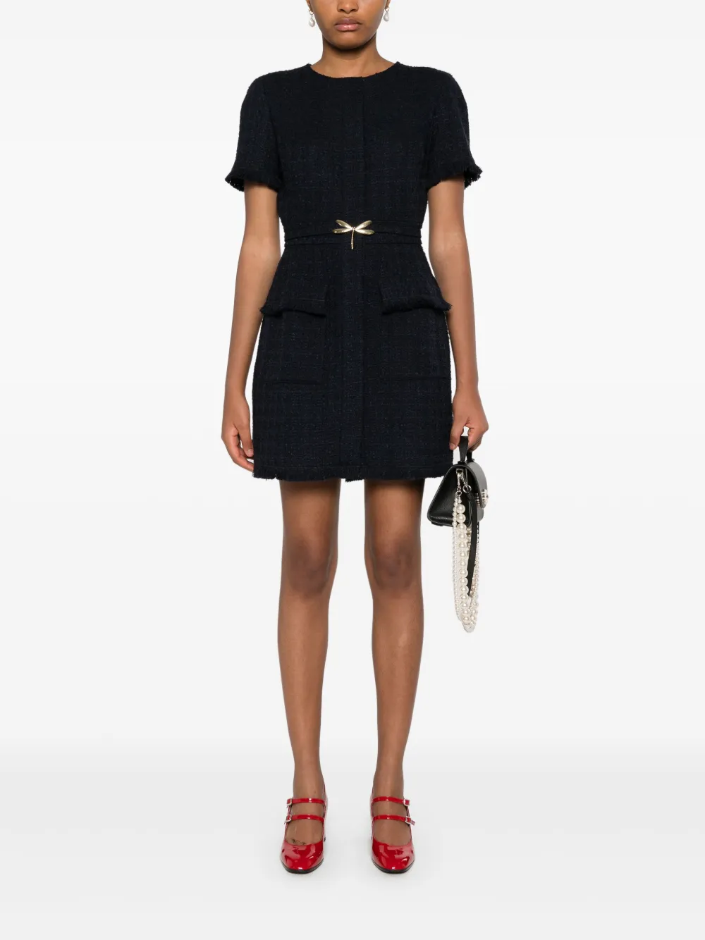 Oscar de la renta tweed dress outlet