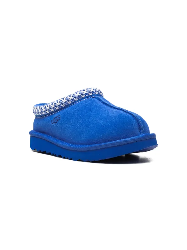 Blue slippers online