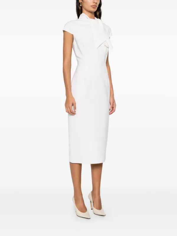 短期間出品・処分価格！美品・Oscar de la Renta ドレス US0 Alice/52326/リュクススタイル/キャバドレス/タイト/フリル/ミニ
