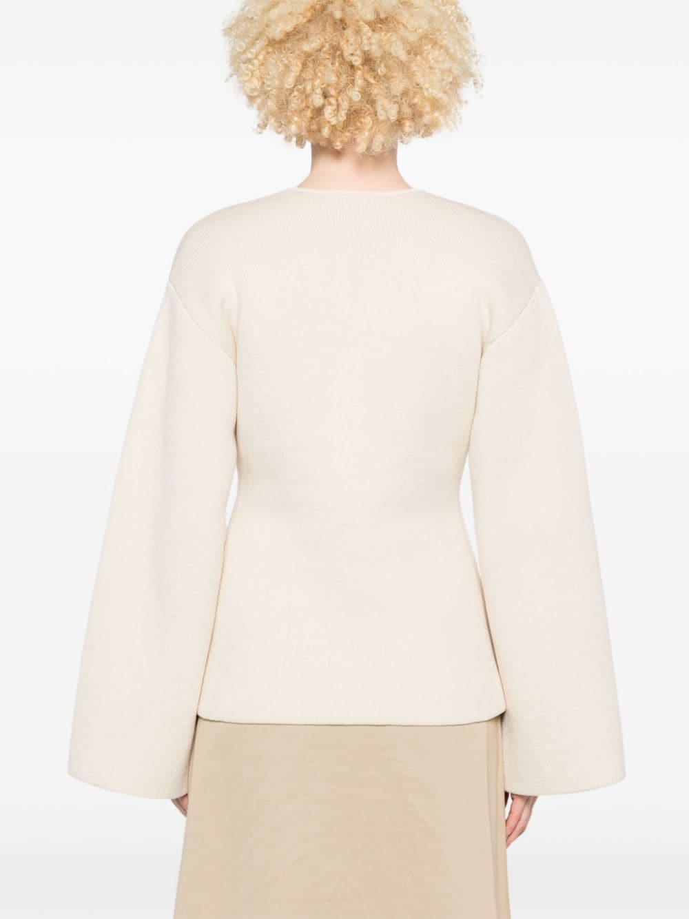 Shop By Malene Birger Tinley Cardigan In Neutrals