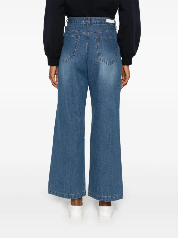 ■LOW CLASSIC■ WIDELEG JEANSDARK BLUE LC251PT24DU Low Classic wide-leg Jeans | Blue | FARFETCH