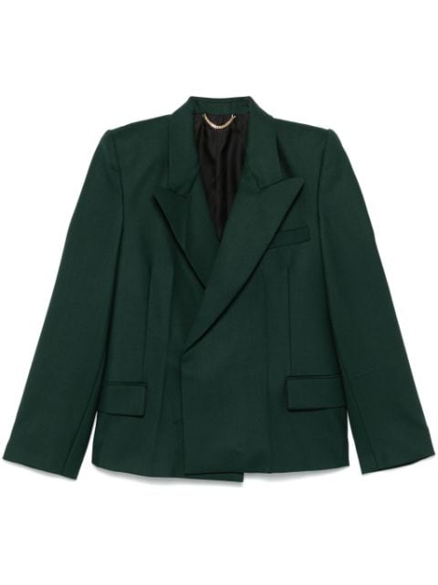 Victoria Beckham pointed-shoulder blazer