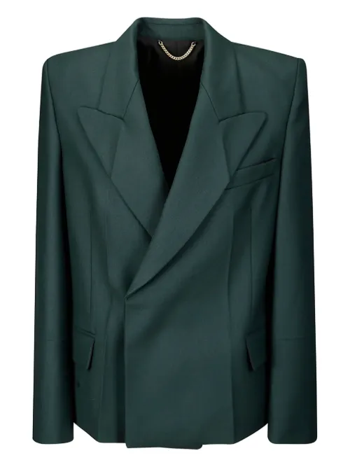 Blazer à épaules structurées - Victoria Beckham - Modalova