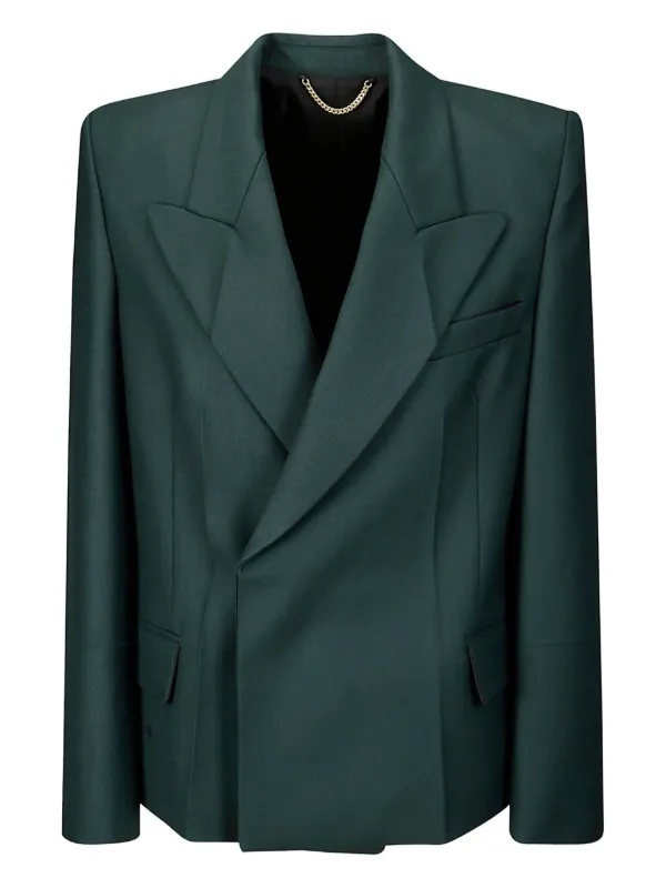 ボトムスその他 Victoria Beckham Pointed Shoulder Jacket Pointed Shoulder Tux Jacket In Black – Victoria Beckham Inc
