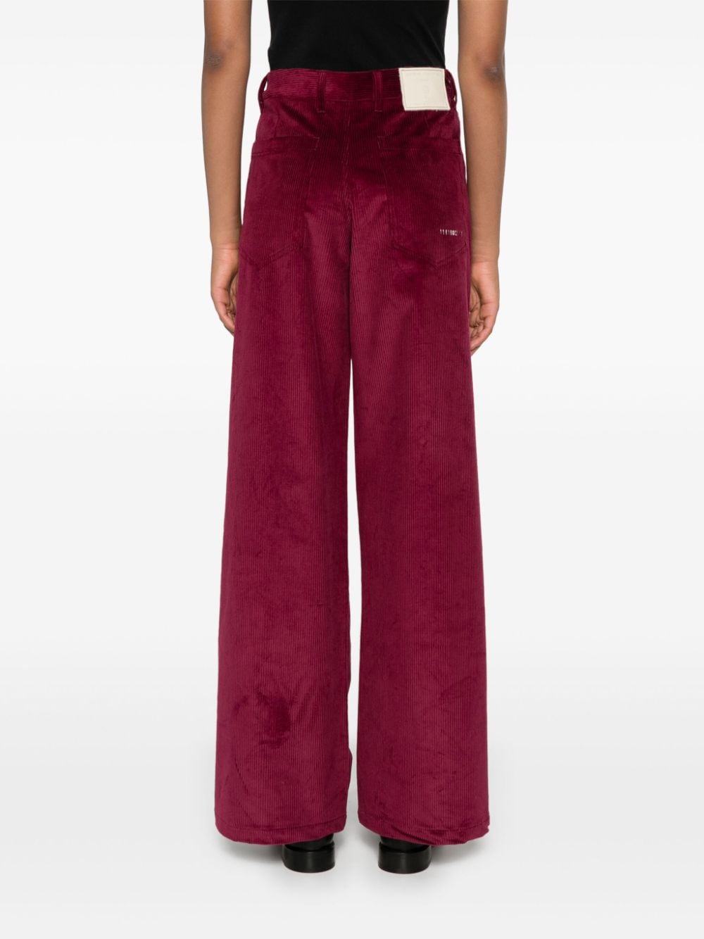 Shop Société Anonyme Marlene Trousers In Red