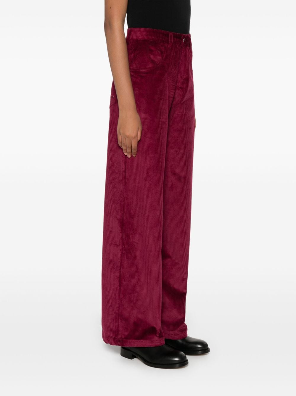 Shop Société Anonyme Marlene Trousers In Red