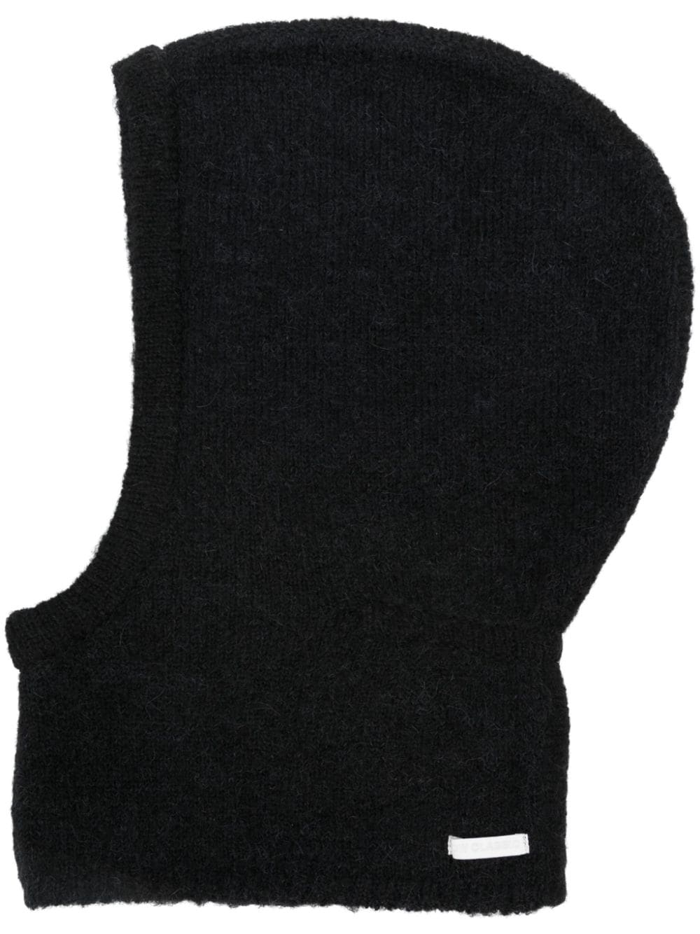 Shop Low Classic Brushed-effect Balaclava In Black