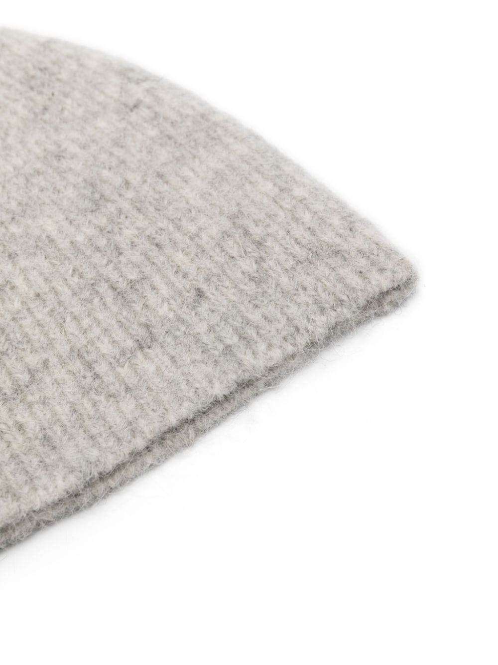 Shop Low Classic Ribbed-knit Beanie In Grey