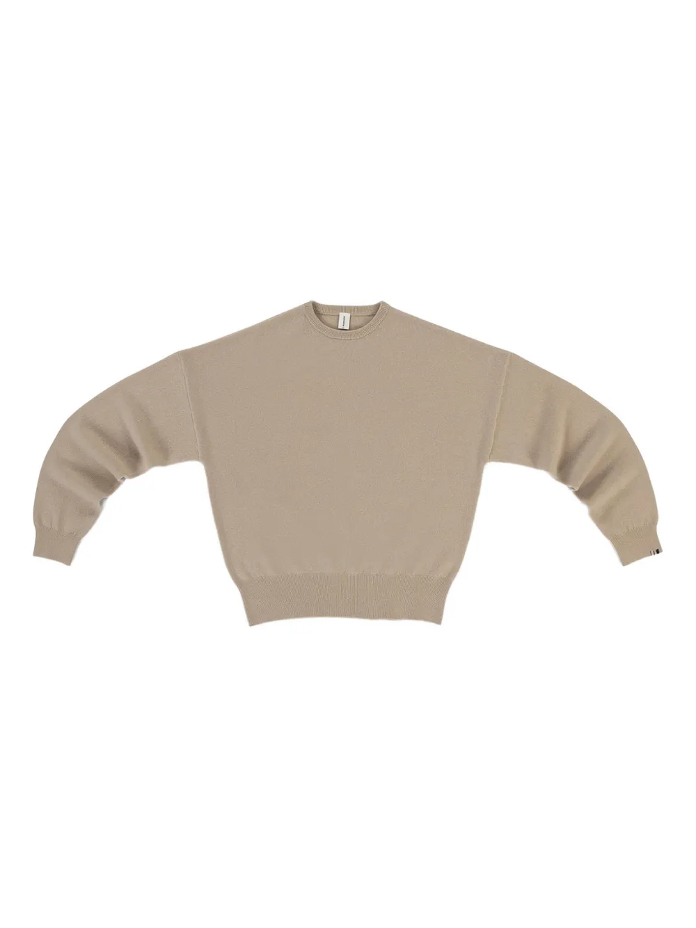 extreme cashmere crew-neck long-sleeve sweater - Neutrals