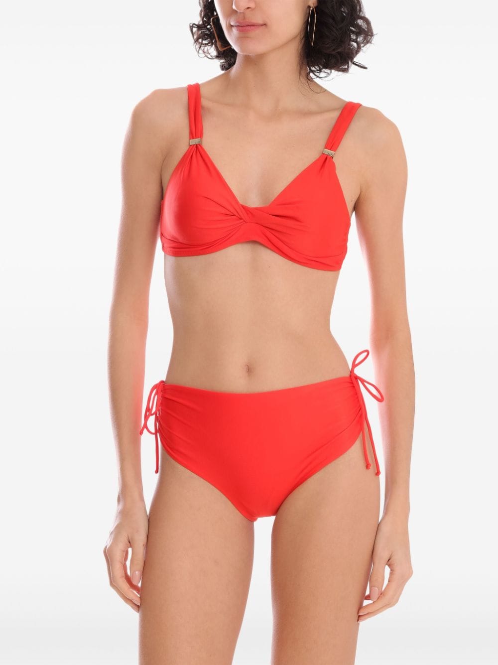 Shop Lygia & Nanny Marcela Bikini Set In Red