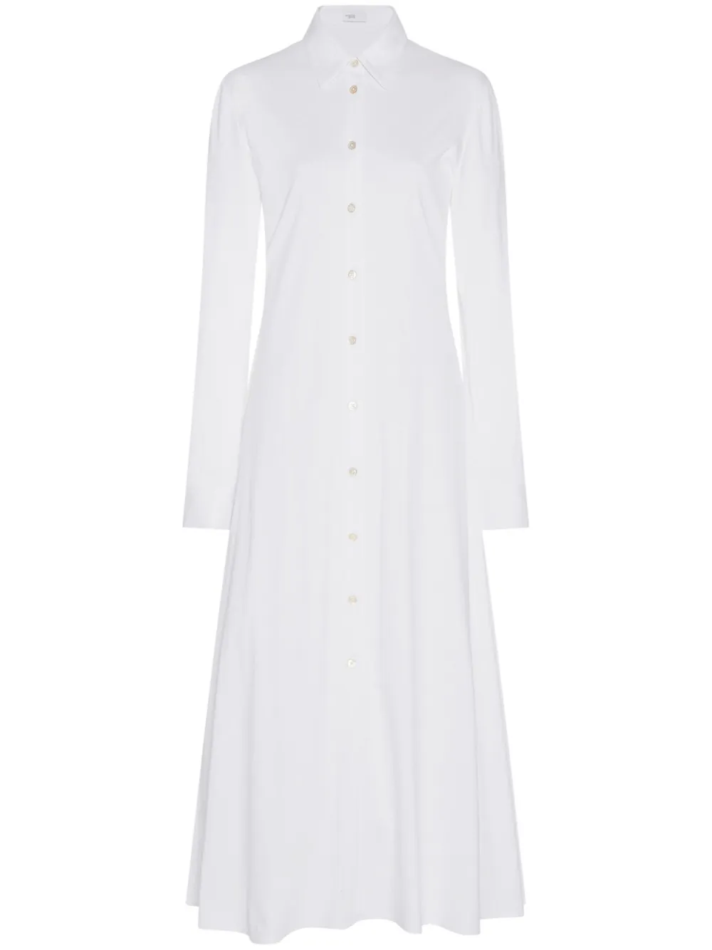 Rosetta Getty Cotton Shirt Dress In White