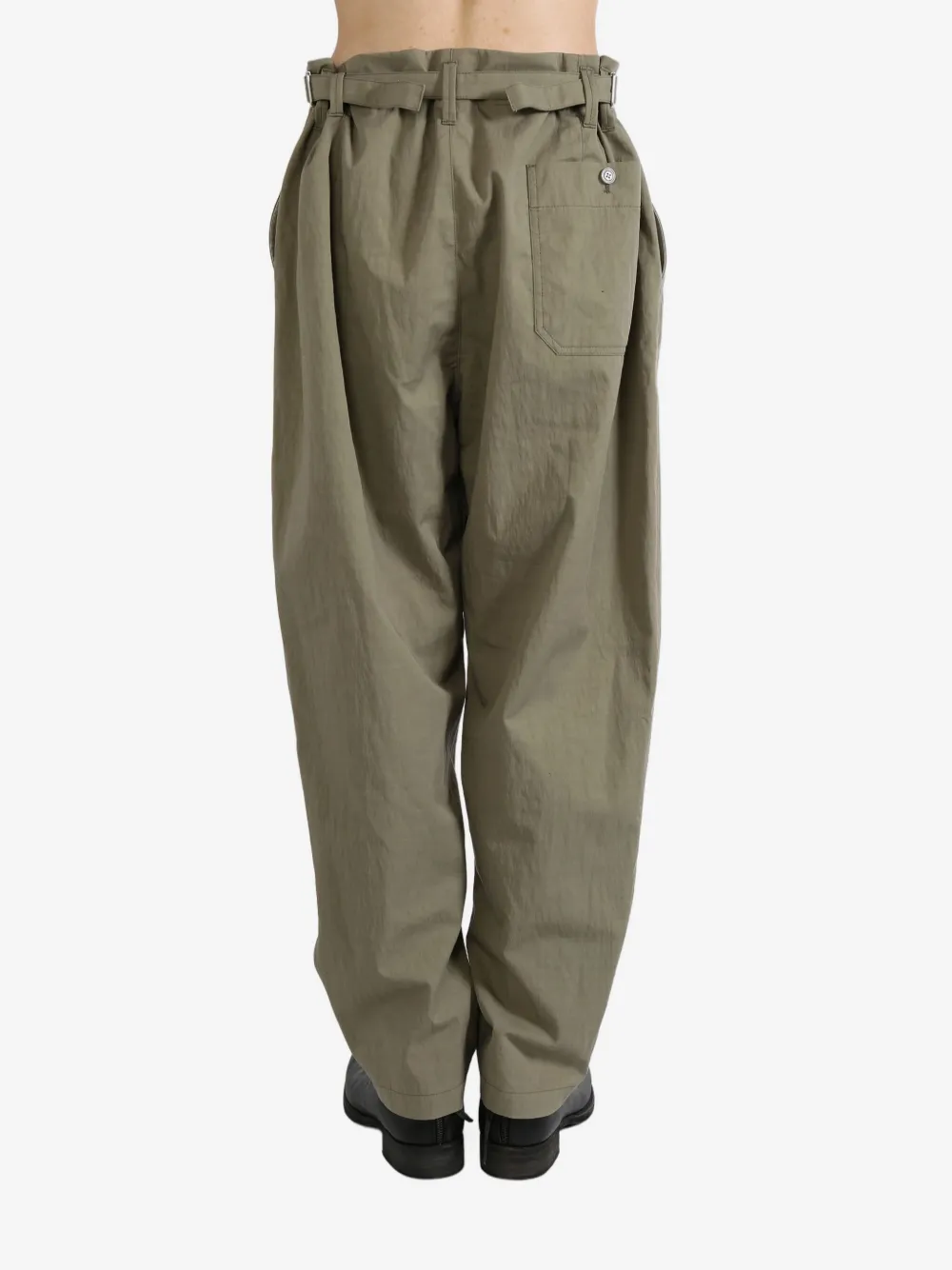 LEMAIRE tapered trousers Groen