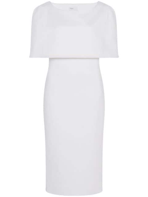 Rosetta Getty fitted cape dress