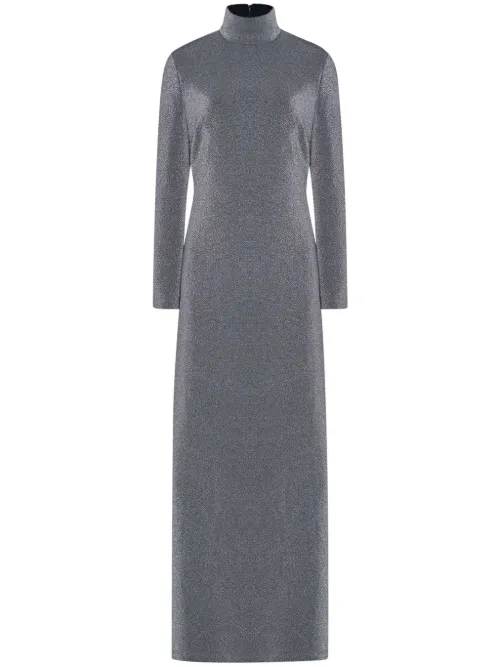Robe longue à col montant - Rosetta Getty - Modalova