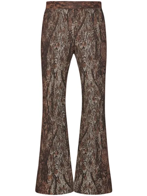 Rosetta Getty cropped flared trousers