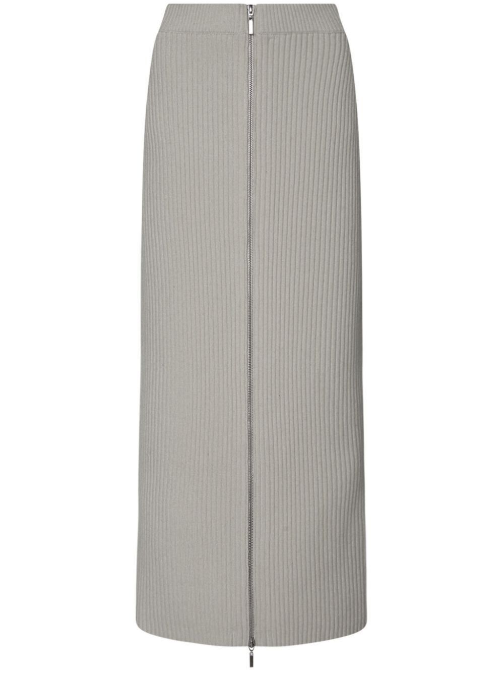 Rosetta Getty wool-cashmere skirt - Neutrals