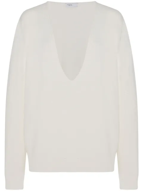 Rosetta Getty suéter con cuello en V