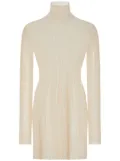 Rosetta Getty sheer plissé dress - Neutrals