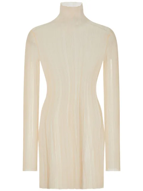 Rosetta Getty sheer plissé dress