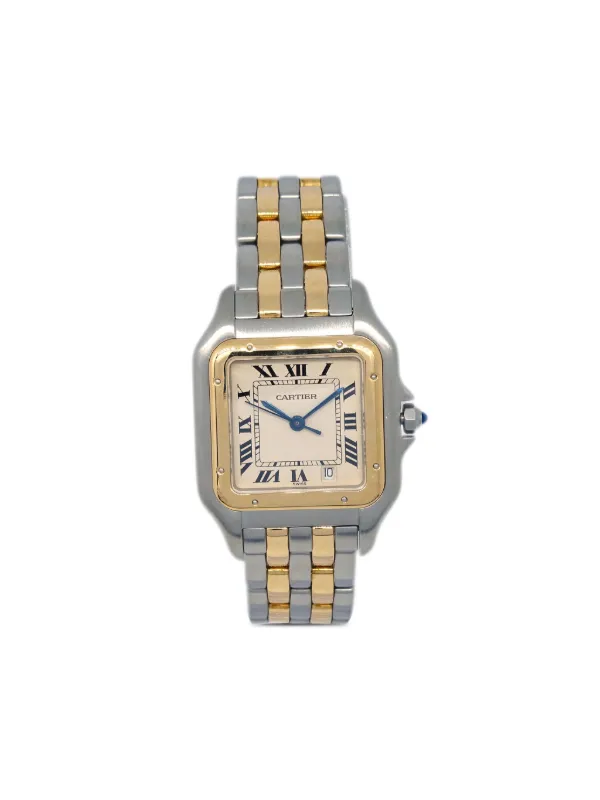 Cartier 1980 1990s pre owned Panthere 37mm White FARFETCH OM