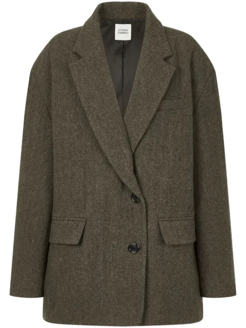 STUDIO TOMBOY herringbone-pattern blazer 