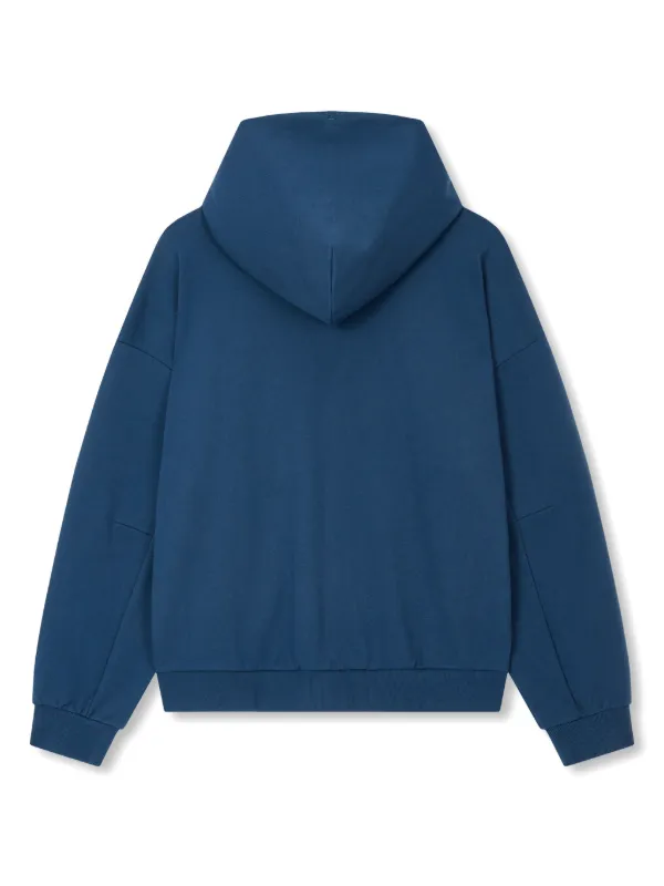 ★STUDIO TOMBOY★[MEN] Twill Hood Sweat Shirt★スウェット STUDIO TOMBOY Cotton zip-up Hoodie | Black | FARFETCH