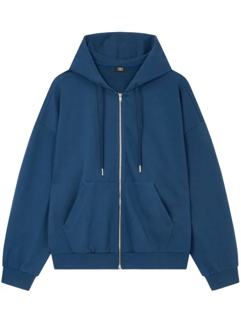 STUDIO TOMBOY cotton zip-up hoodie