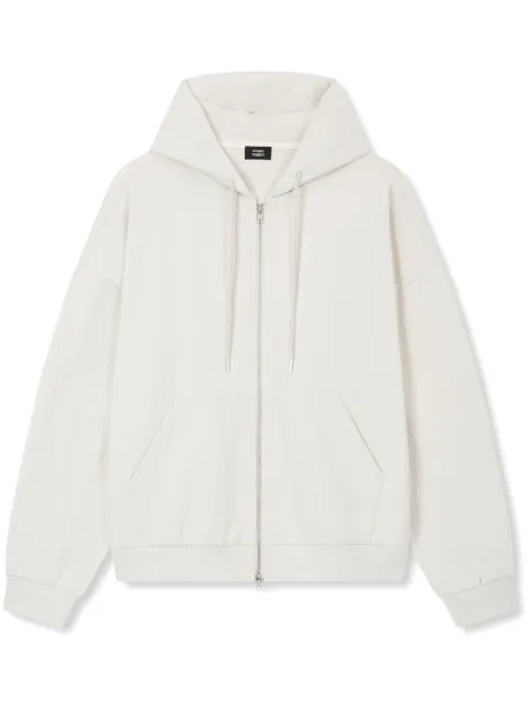 STUDIO TOMBOY zip-up cotton hoodie