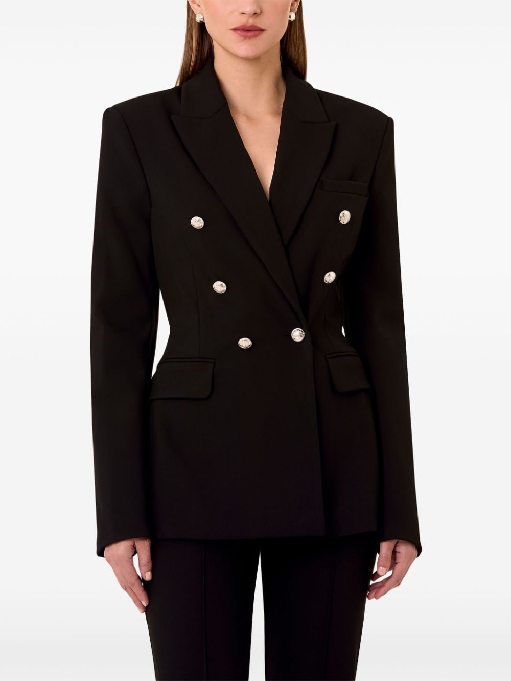 Shop Nicholas Danni Blazer In Black