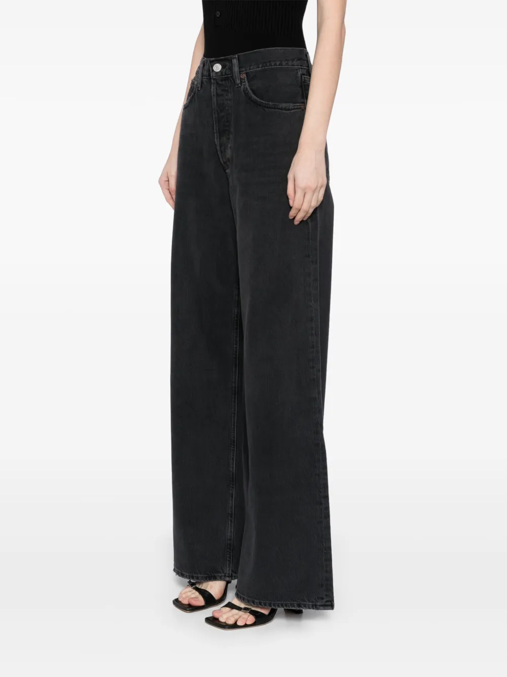 AGOLDE Dame jeans Zwart