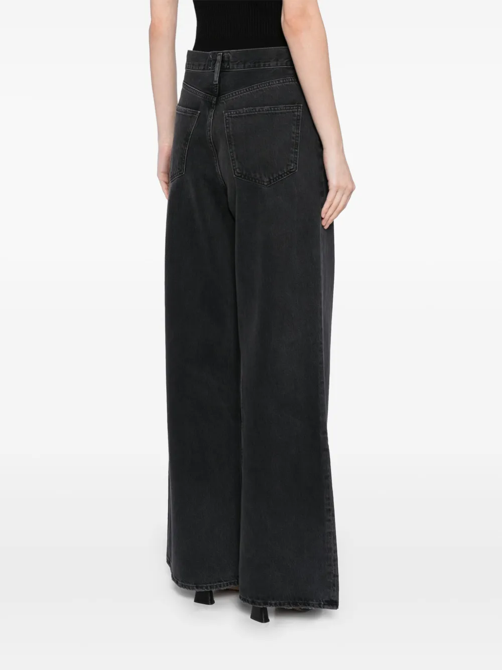 AGOLDE Dame jeans Zwart