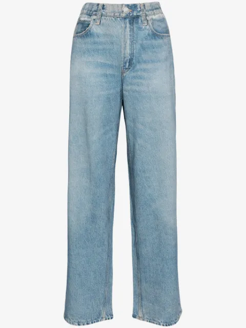 rag & bone jeans-print straight trousers
