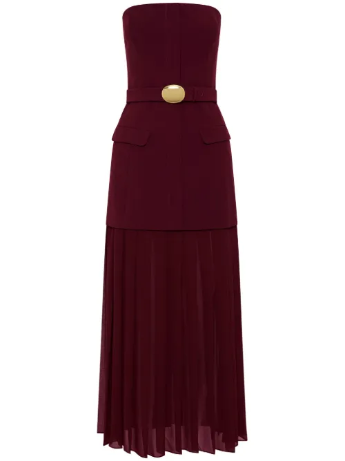 Nicholas robe longue Reagan - Rouge - Nicholas - Modalova