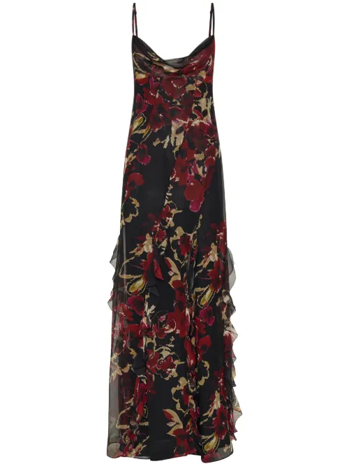 Nicholas robe longue Kamila - Noir - Nicholas - Modalova