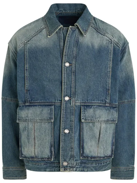 Juun.J panelled denim jacket 