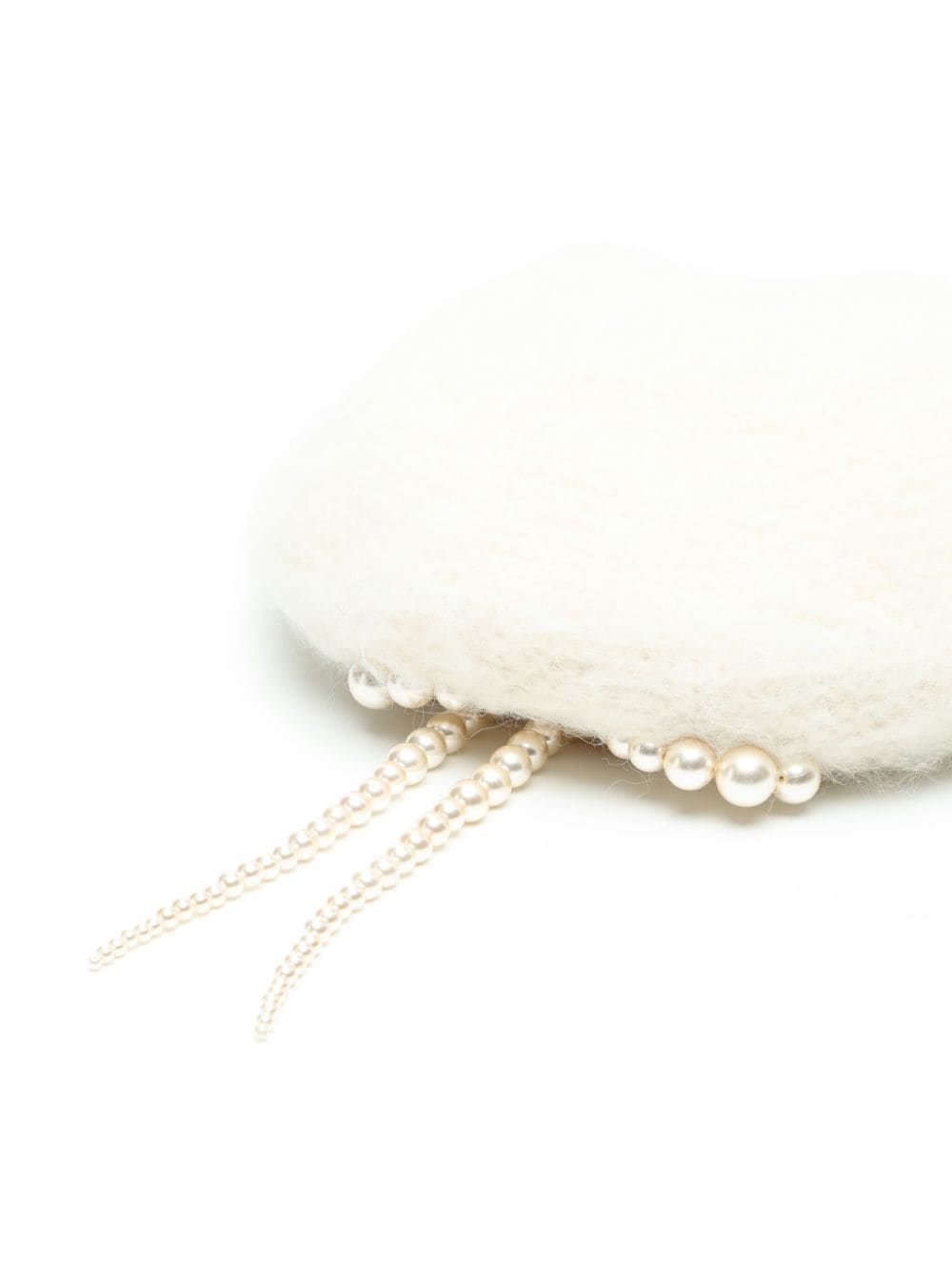 Shop Jennifer Behr Bow Beret In Neutrals