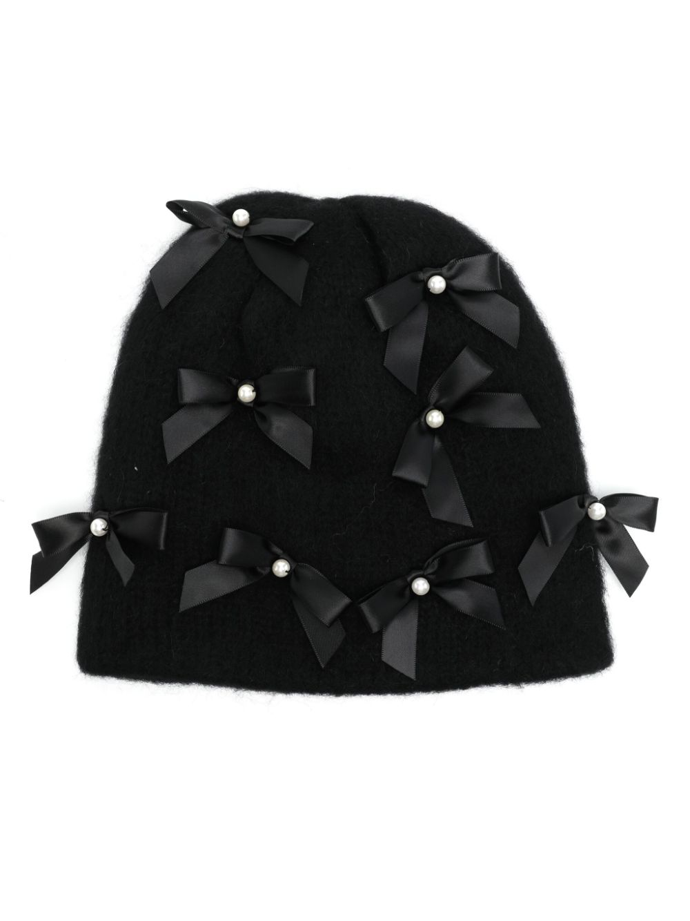 Jennifer Behr bow beanie - Black