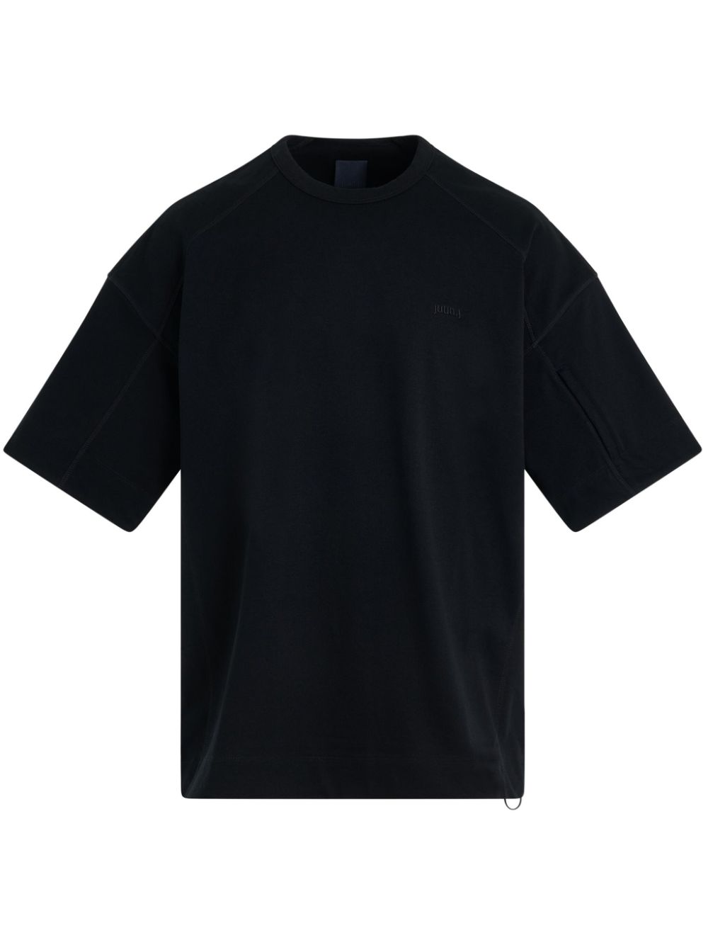 logo-embroidered T-shirt