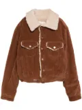 ERL corduroy shearling jacket - Brown