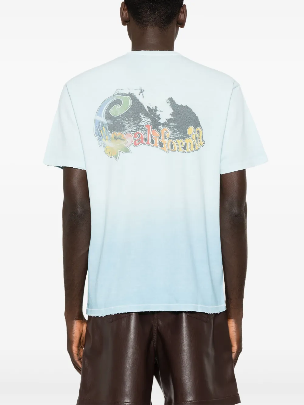ERL T-shirt met tekst Blauw