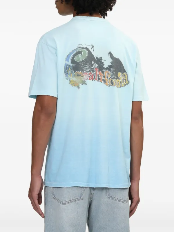 ERL スローガン Tシャツ | ブルー | FARFETCH JP