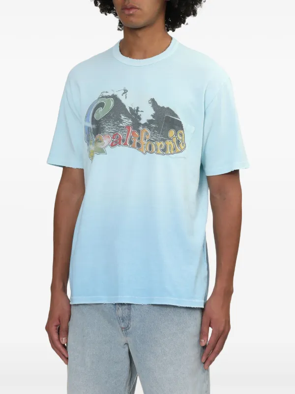ERL スローガン Tシャツ | ブルー | FARFETCH JP