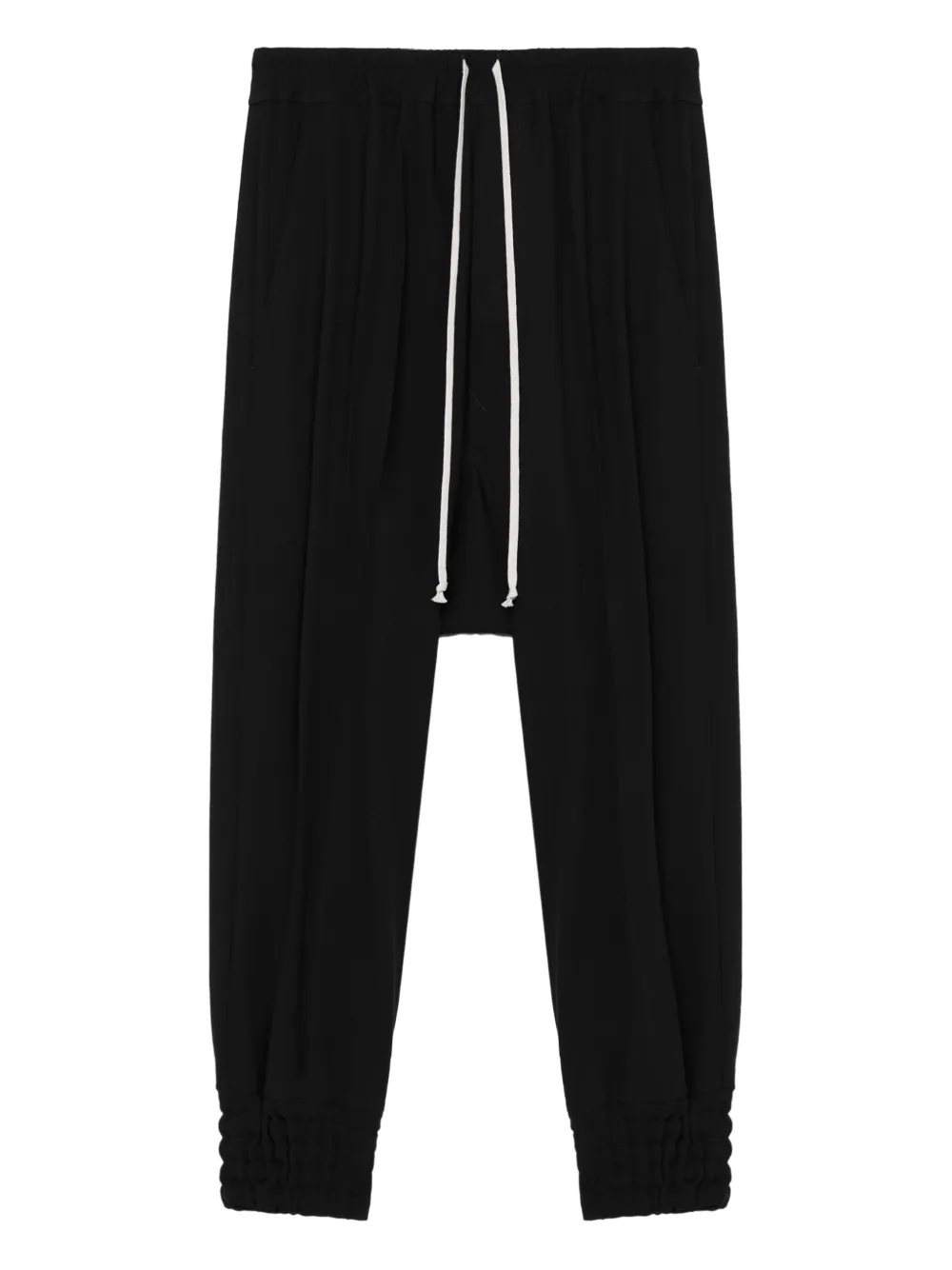 Rick Owens drop crotch trousers | Black | Image 1